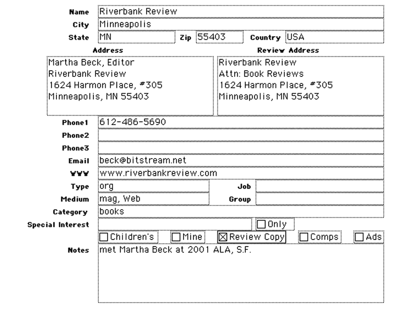 Periodical Database